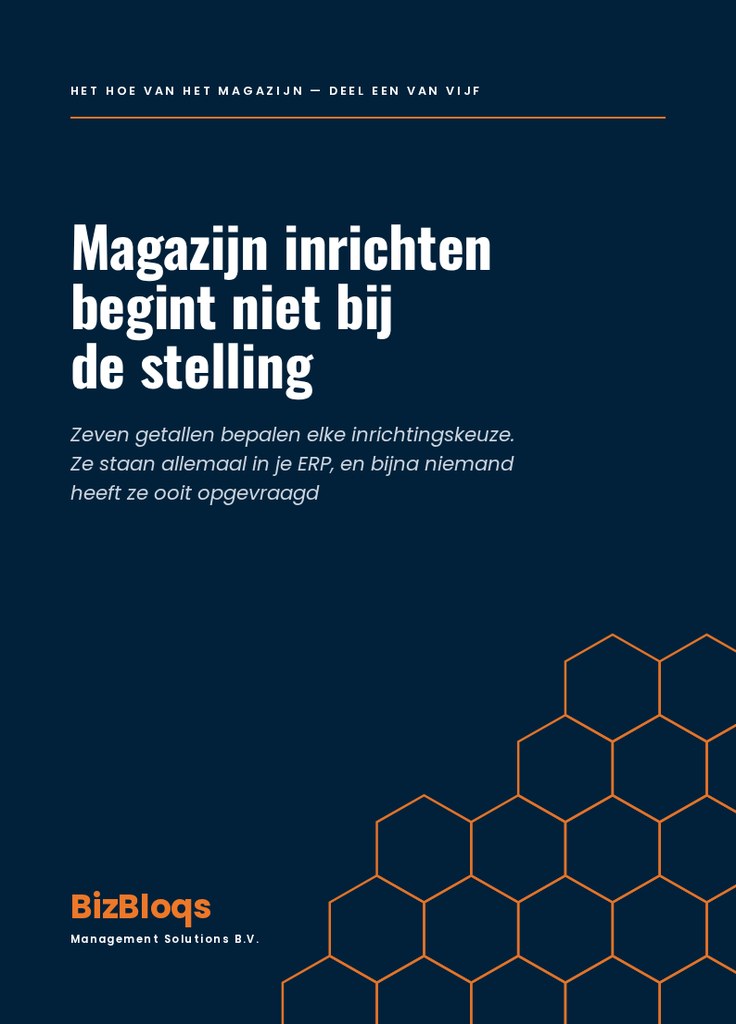 Het hoe van het magazijn